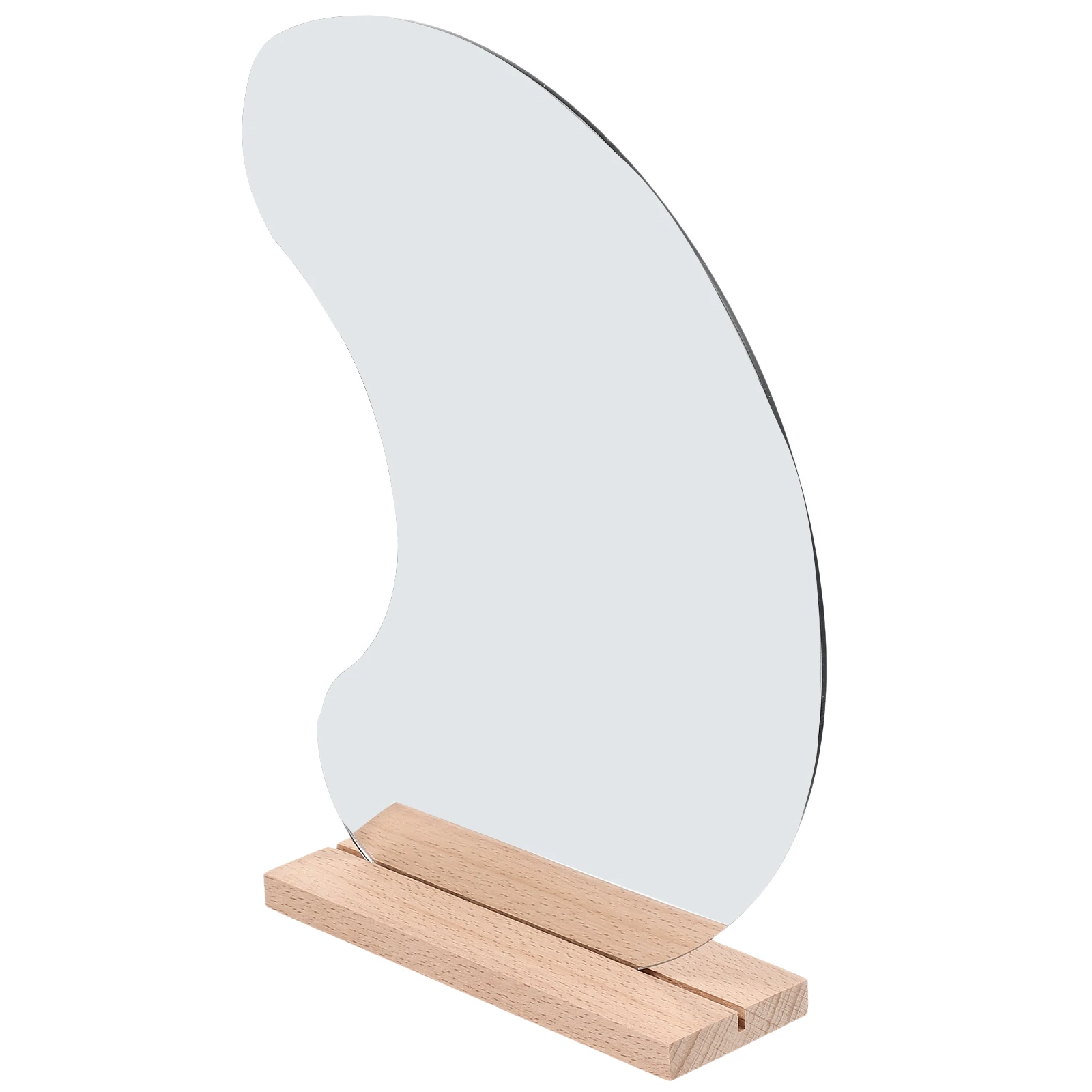 Vanity Mirror Exquisite Makeup Portable Decorative Desk Office Wood Irregular Desktop
Vanity Mirror Exquisite Makeup Portable Decorative Desk Office Wood Irregular Desktop