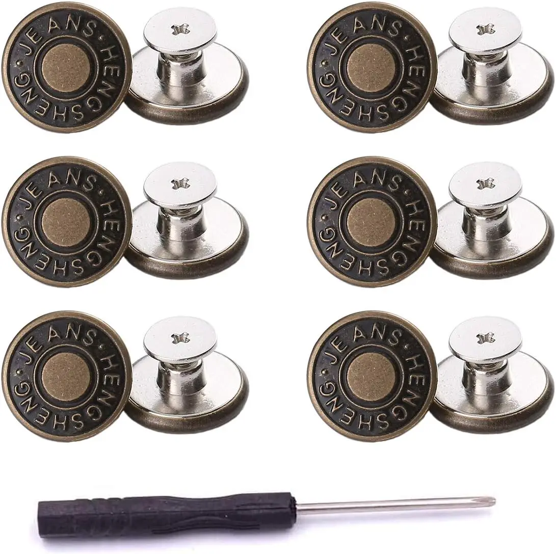 Sewing Application, Metal Material, No Color Specification, Removable and Repair Combo for Jeans Buttons
Sewing Application, Metal Material, No Color Specification, Removable and Repair Combo for Jeans Buttons