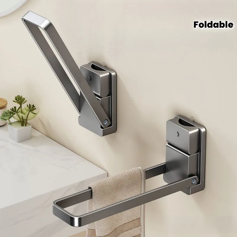 1pcs Suction Foldable Towel Rack ABS Carbon Steel Rustproof Foldable Design Balcony Hand Towel Wall Storage Rack
1pcs Suction Foldable Towel Rack ABS Carbon Steel Rustproof Foldable Design Balcony Hand Towel Wall Storage Rack