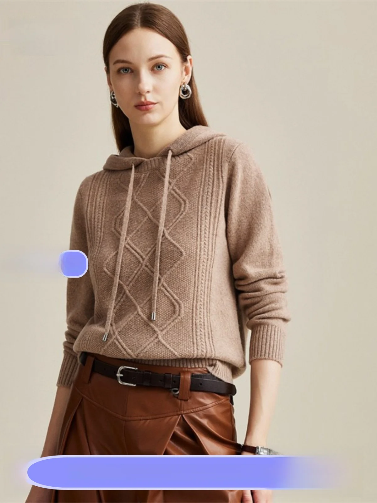 Thiened Woolen Knitted Hat Women's Pullover Sweater Twist Flower Design Pure Color Casual Ne Thiened Autumn Winter Sweater
Thiened Woolen Knitted Hat Women's Pullover Sweater Twist Flower Design Pure Color Casual Ne Thiened Autumn Winter Sweater