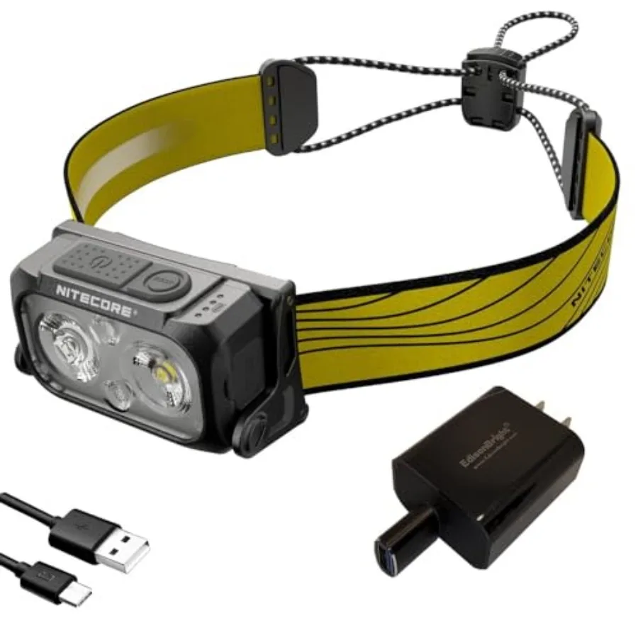 Nitecore NU25 400 USB-C Rechargeable Lightweight Dual Beam Headlamp with EBR Power Adapter
Nitecore NU25 400 USB-C Rechargeable Lightweight Dual Beam Headlamp with EBR Power Adapter