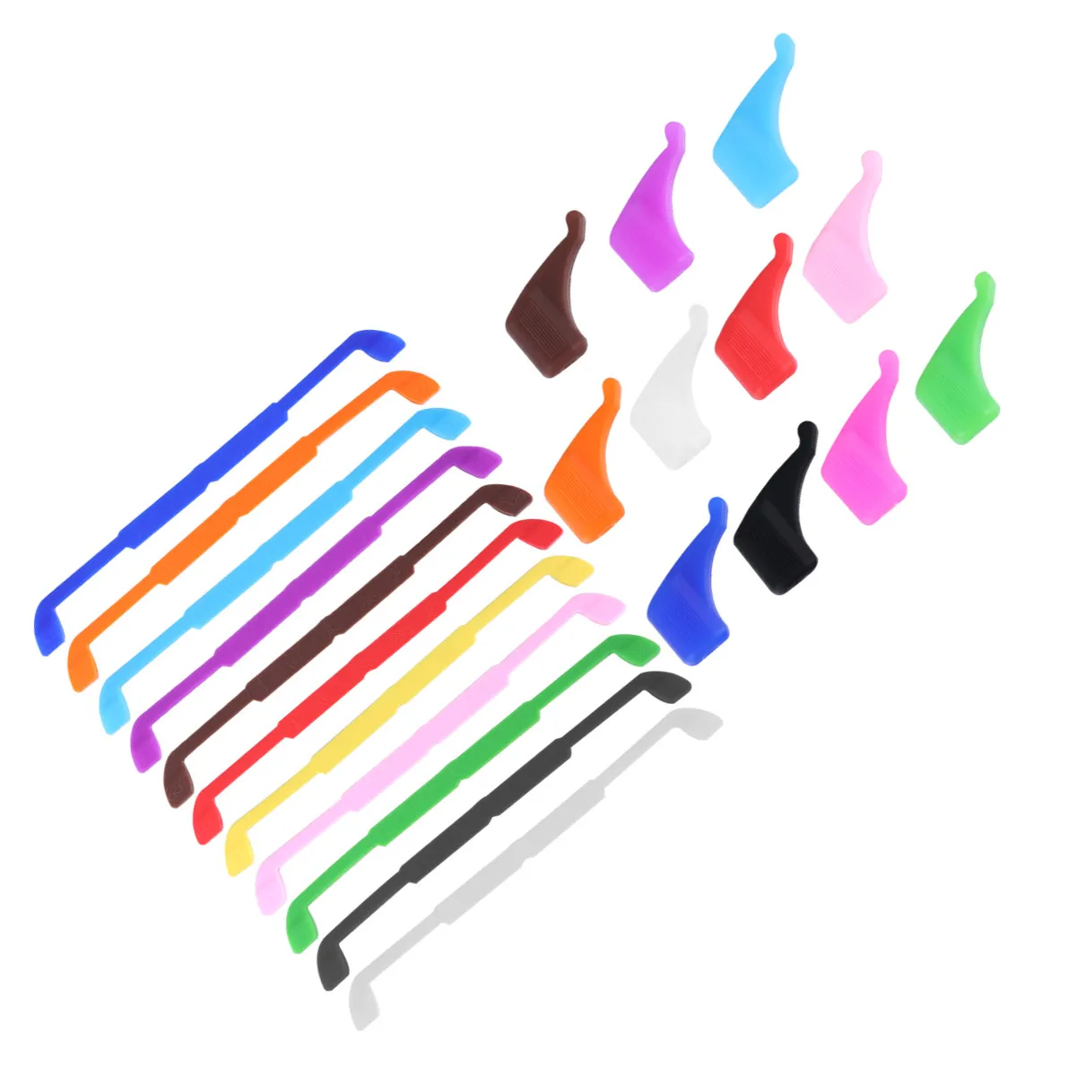 12Pcs Eyeglass Retainer Cord Elastic Silicone Eyeglass Strap Holder Non-Slip Glasses Chain for Daily Use Sports Activities
12Pcs Eyeglass Retainer Cord Elastic Silicone Eyeglass Strap Holder Non-Slip Glasses Chain for Daily Use Sports Activities