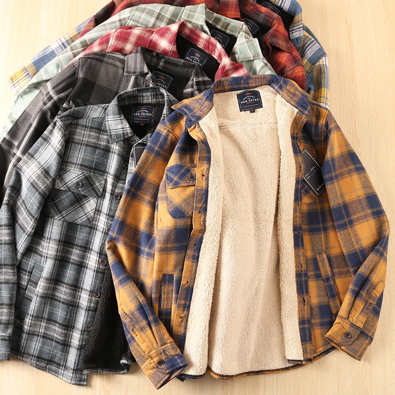 Мужская шерстяная куртка в клетку в стиле ретро на подкладке Fce, зимняя верхняя одежда, свободная посадка, длинная све, повседневная одежда, узор в клетку
Мужская шерстяная куртка в клетку в стиле ретро на подкладке Fce, зимняя верхняя одежда, свободная посадка, длинная све, повседневная одежда, узор в клетку