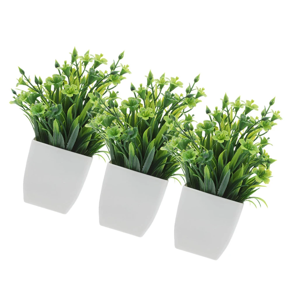3 Pcs Artificial Plants Realistic Greenery PP Material Indoor Decor Low Maintenance Plants Bedroom Living Room Small Farmhouse
3 Pcs Artificial Plants Realistic Greenery PP Material Indoor Decor Low Maintenance Plants Bedroom Living Room Small Farmhouse