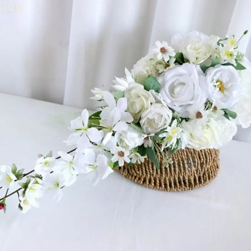T21F Exquisite Silk Flower Bouquets Beautiful Bridal Bouquets Realistic Silk Flowers
T21F Exquisite Silk Flower Bouquets Beautiful Bridal Bouquets Realistic Silk Flowers