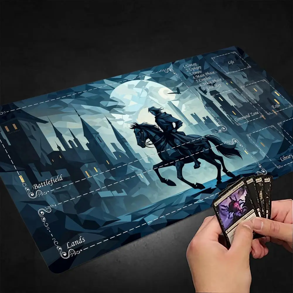 Blue Knight and Full Moon MTG Playmat Magic Card Battle Mat Non-Slip Durable 35X60CM Commander playmat tapete magic mtg card mat
Blue Knight and Full Moon MTG Playmat Magic Card Battle Mat Non-Slip Durable 35X60CM Commander playmat tapete magic mtg card mat