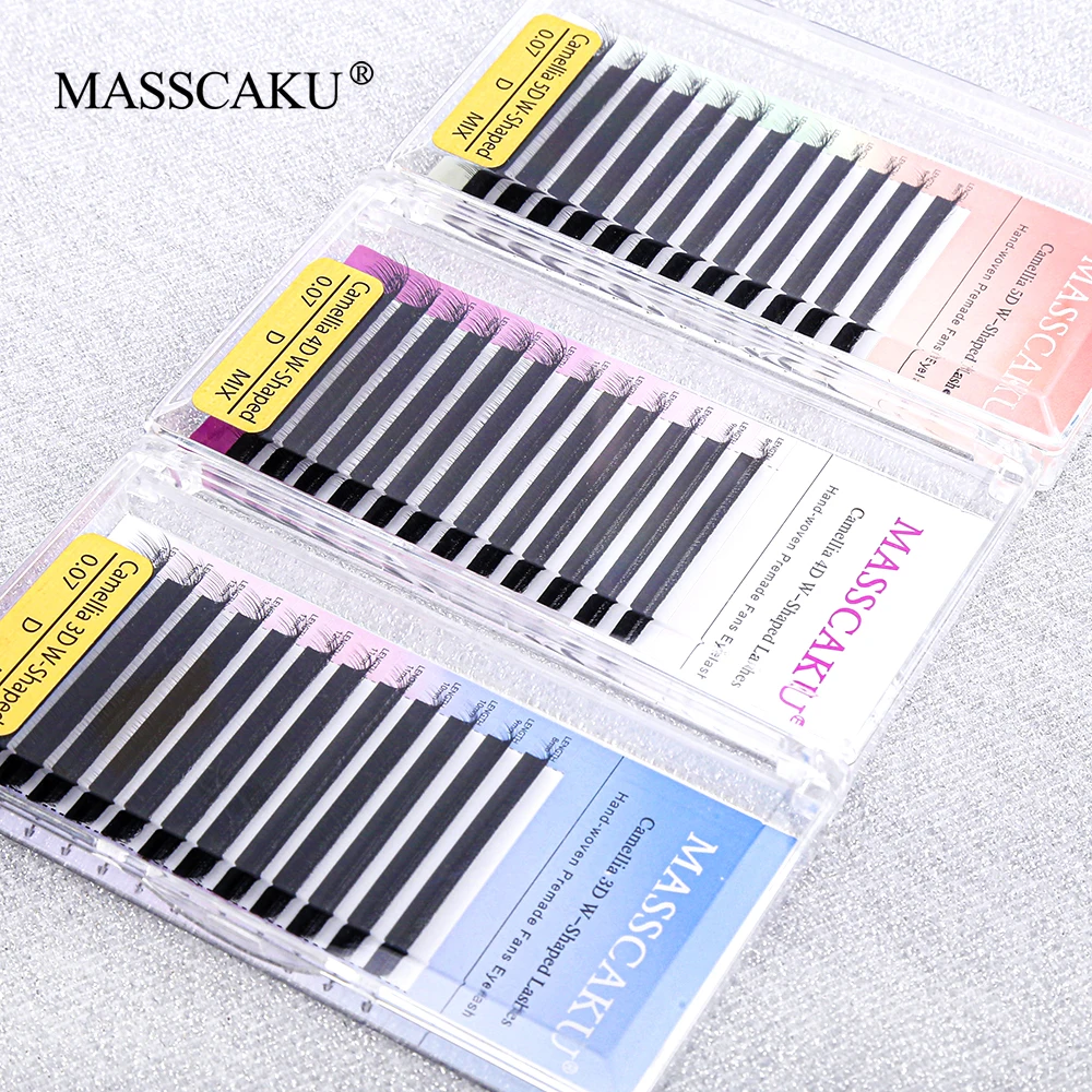 Hot Selling Camellia 4D W Shaped Eyelash C D Curl Hand-wowen Lashes Extension One Second Making Fans Lash from MASSCAKU
Hot Selling Camellia 4D W Shaped Eyelash C D Curl Hand-wowen Lashes Extension One Second Making Fans Lash from MASSCAKU