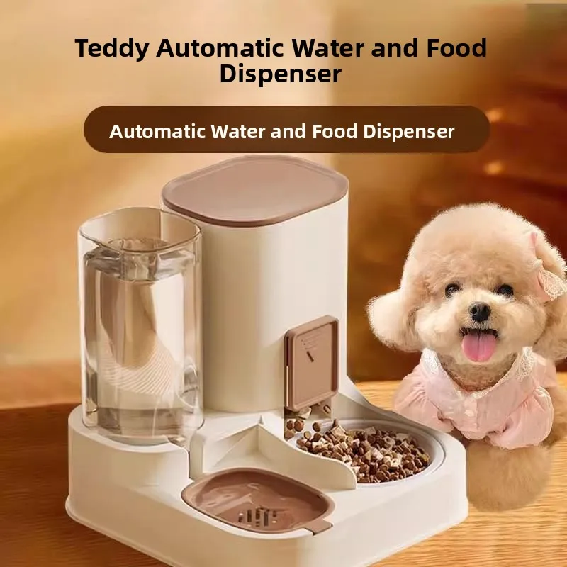Automatic Teddy Dog Feeder Water Bowl Integrated Puppy Food Tray Drinking Water Device Pet Supplies for Dogs
Automatic Teddy Dog Feeder Water Bowl Integrated Puppy Food Tray Drinking Water Device Pet Supplies for Dogs