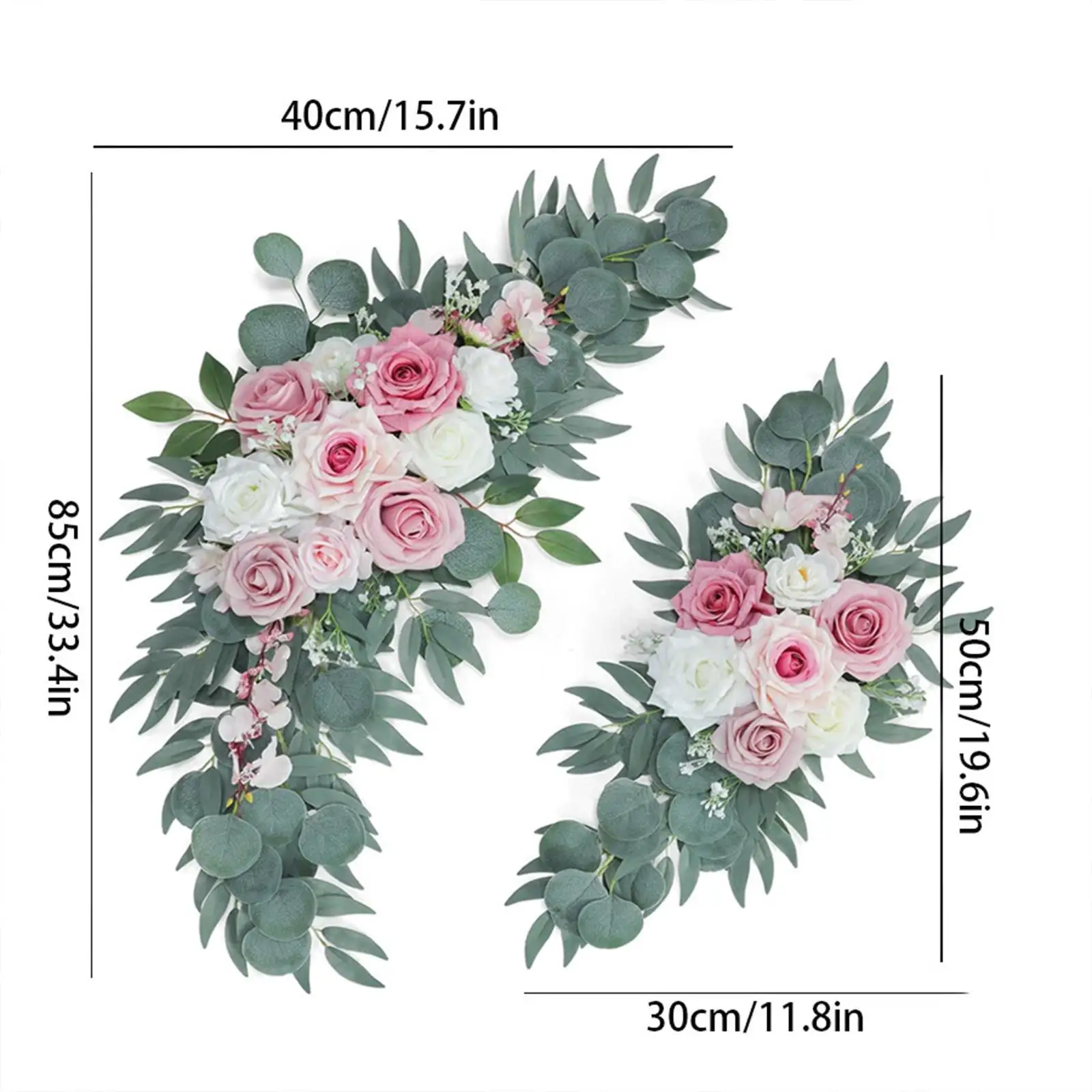 2 Pieces Wedding Arch Flowers Corner Flowers Greenery Backdrop Decor Wedding
2 Pieces Wedding Arch Flowers Corner Flowers Greenery Backdrop Decor Wedding