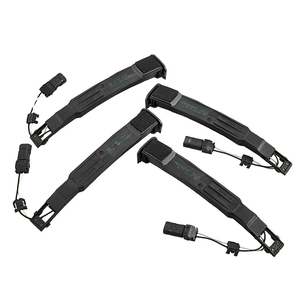 4 шт. OEM датчики дверных ручек 4G8927753, 4G8927753B для AUDI A1, A4 B8, A5, A6 C7, A7, A8 D4, Q3, Q5, Q7 4M 3.0T 2015-2019
4 шт. OEM датчики дверных ручек 4G8927753, 4G8927753B для AUDI A1, A4 B8, A5, A6 C7, A7, A8 D4, Q3, Q5, Q7 4M 3.0T 2015-2019