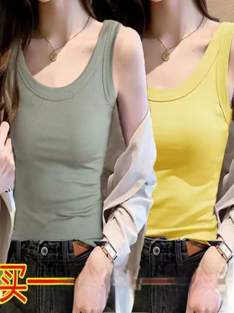 Женская майка из ледяного шелка U-Ne Svel, одинарная двухсекционная верхняя одежда с низким вырезом, весна-лето, облегающая, универсальная, с рюшами...
Женская майка из ледяного шелка U-Ne Svel, одинарная двухсекционная верхняя одежда с низким вырезом, весна-лето, облегающая, универсальная, с рюшами...