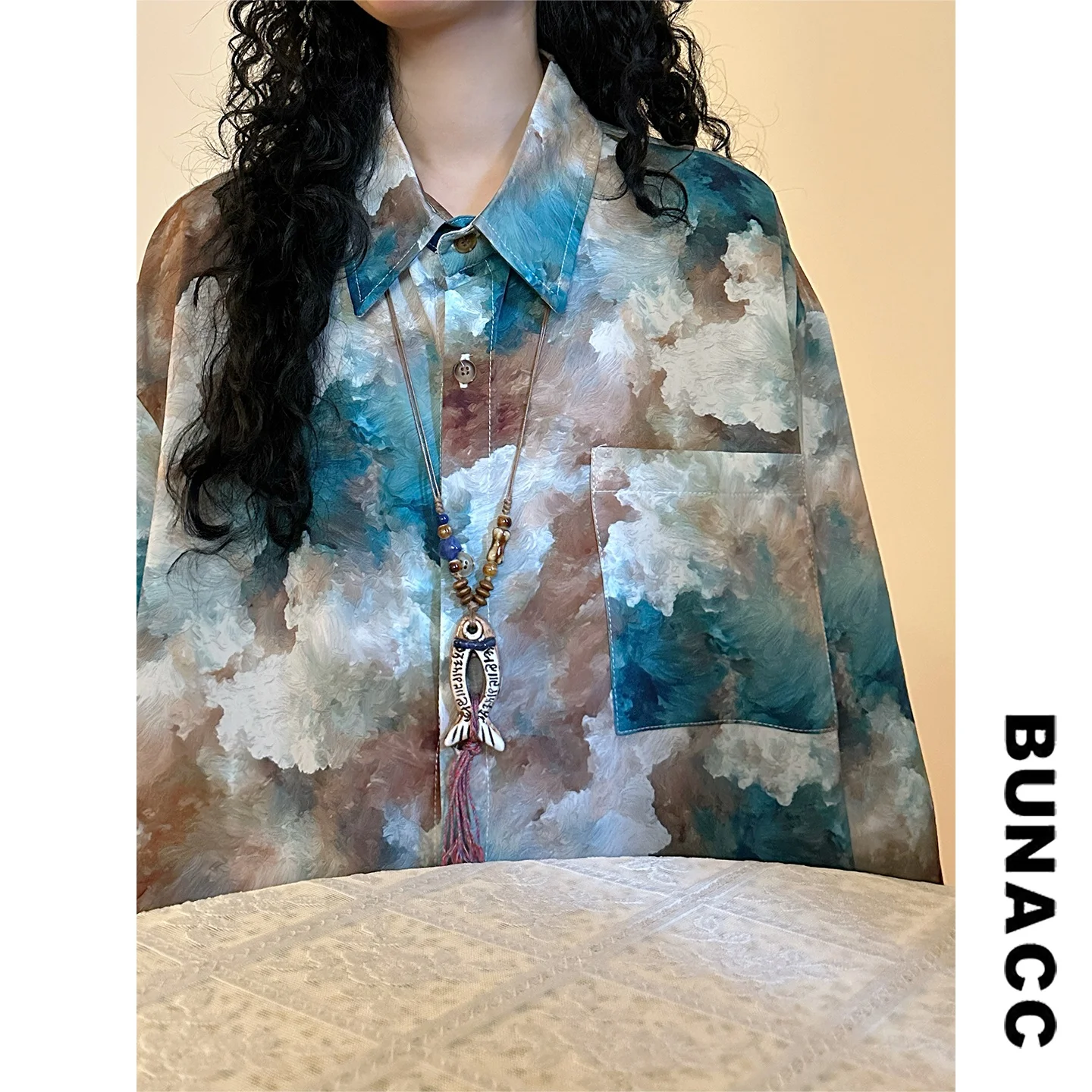 Retro American Dyed Long Sve irt Loose Fit ex Spring High Street Sle Top BUNACC2026 Faionable And Trendy
Retro American Dyed Long Sve irt Loose Fit ex Spring High Street Sle Top BUNACC2026 Faionable And Trendy