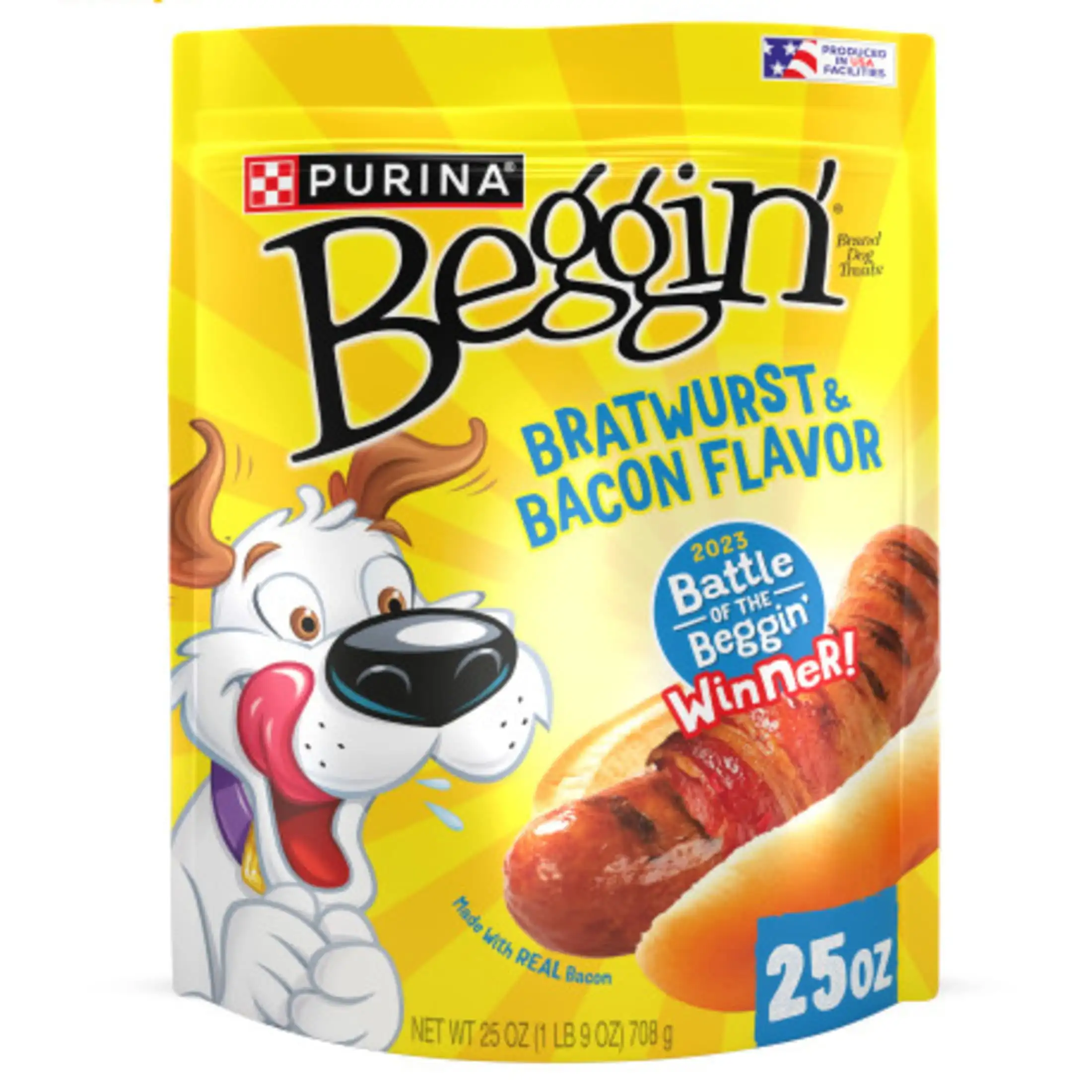 Purina полоски для собак с настоящими вкусами бекона и братвурста, нежные жевательные сумочки, пакет 25 унций
Purina полоски для собак с настоящими вкусами бекона и братвурста, нежные жевательные сумочки, пакет 25 унций