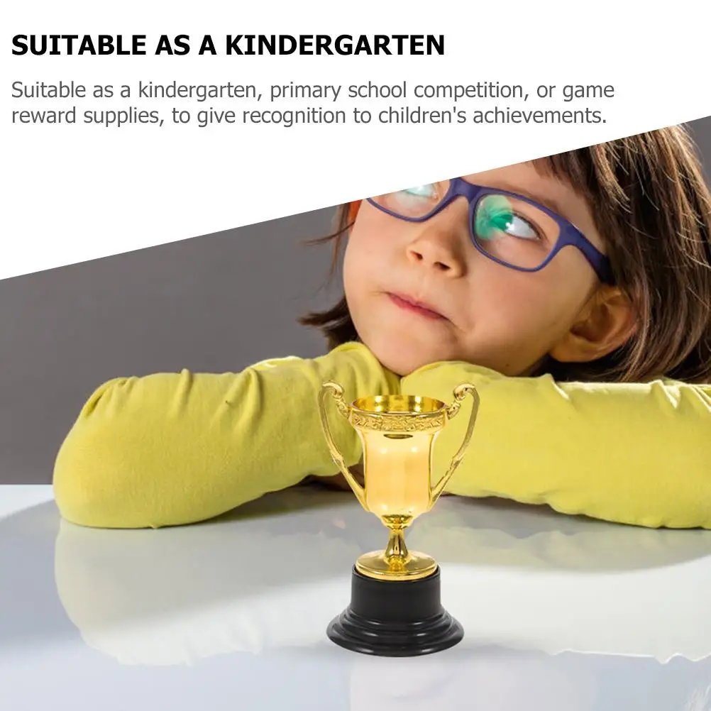 6 Pcs Mini Trophy Toy Bright Color Excellent Workmanship Kids Reward Plastic Small Children Sports Competition Award
6 Pcs Mini Trophy Toy Bright Color Excellent Workmanship Kids Reward Plastic Small Children Sports Competition Award