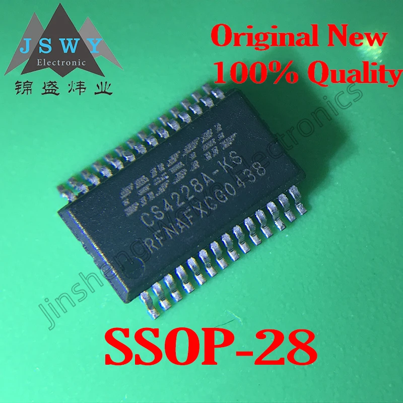 5 pcs CS4228A CS4228A-KS 100% Brand New Original SSOP-28 Surround Sound Codec Chip IC Free Shipping Electronics
5 pcs CS4228A CS4228A-KS 100% Brand New Original SSOP-28 Surround Sound Codec Chip IC Free Shipping Electronics