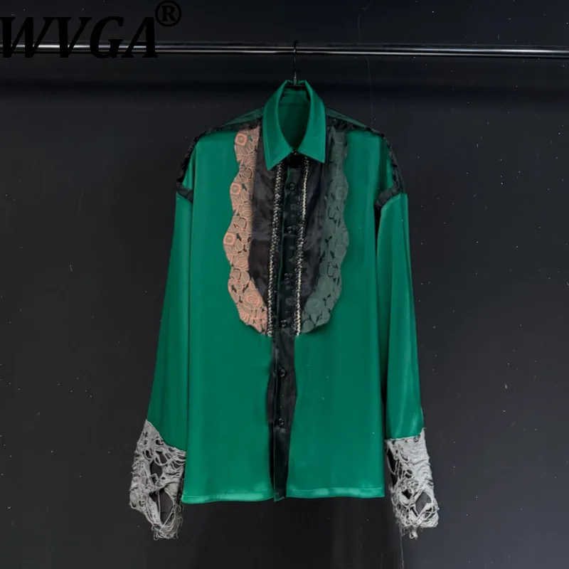 WVGA Spring Autumn New Man Tide High Street Heavy Lace Patchwork Trendy Long Sleeve Shirts Niche Chic Casual Tops Ins Y2K W13373
WVGA Spring Autumn New Man Tide High Street Heavy Lace Patchwork Trendy Long Sleeve Shirts Niche Chic Casual Tops Ins Y2K W13373