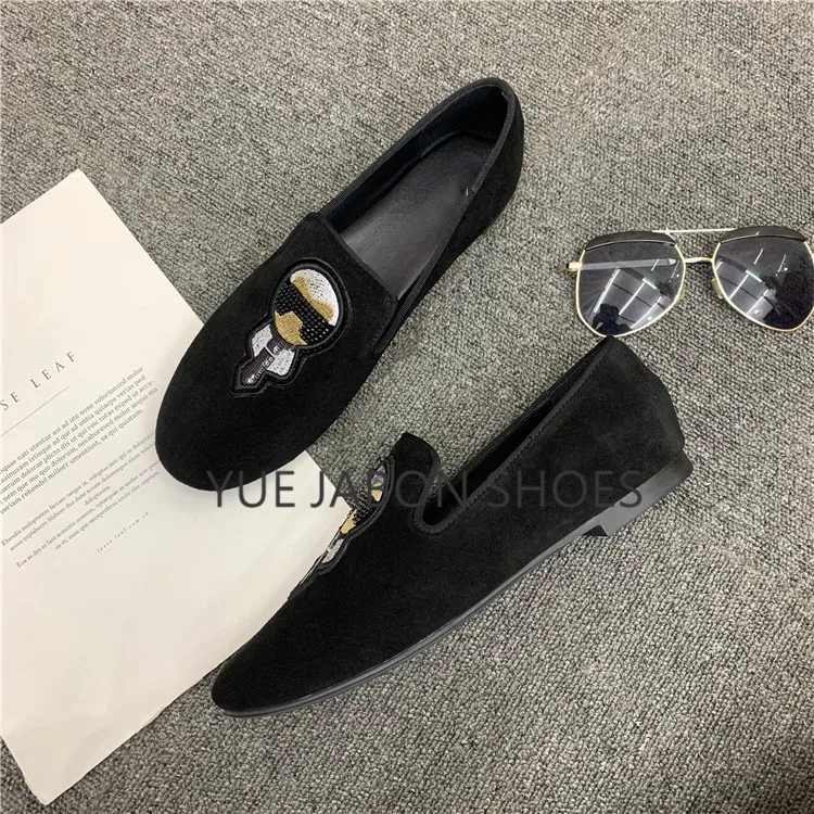 Brand Black Rhinestone Men Dress Shoes Suede Crystal Luxury Moccasins women's Loafers Office Business Party Flats Zapatos Hombre
Brand Black Rhinestone Men Dress Shoes Suede Crystal Luxury Moccasins women's Loafers Office Business Party Flats Zapatos Hombre