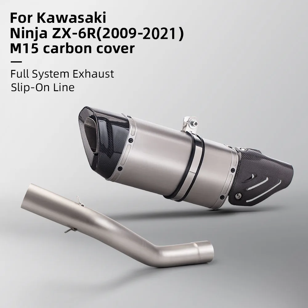 Slip on Motorcycle Racing Performance Exhaust Racing Line Original Location Motorcycle Muffler For Kawasaki Ninja ZX6R 2009-2021
Slip on Motorcycle Racing Performance Exhaust Racing Line Original Location Motorcycle Muffler For Kawasaki Ninja ZX6R 2009-2021