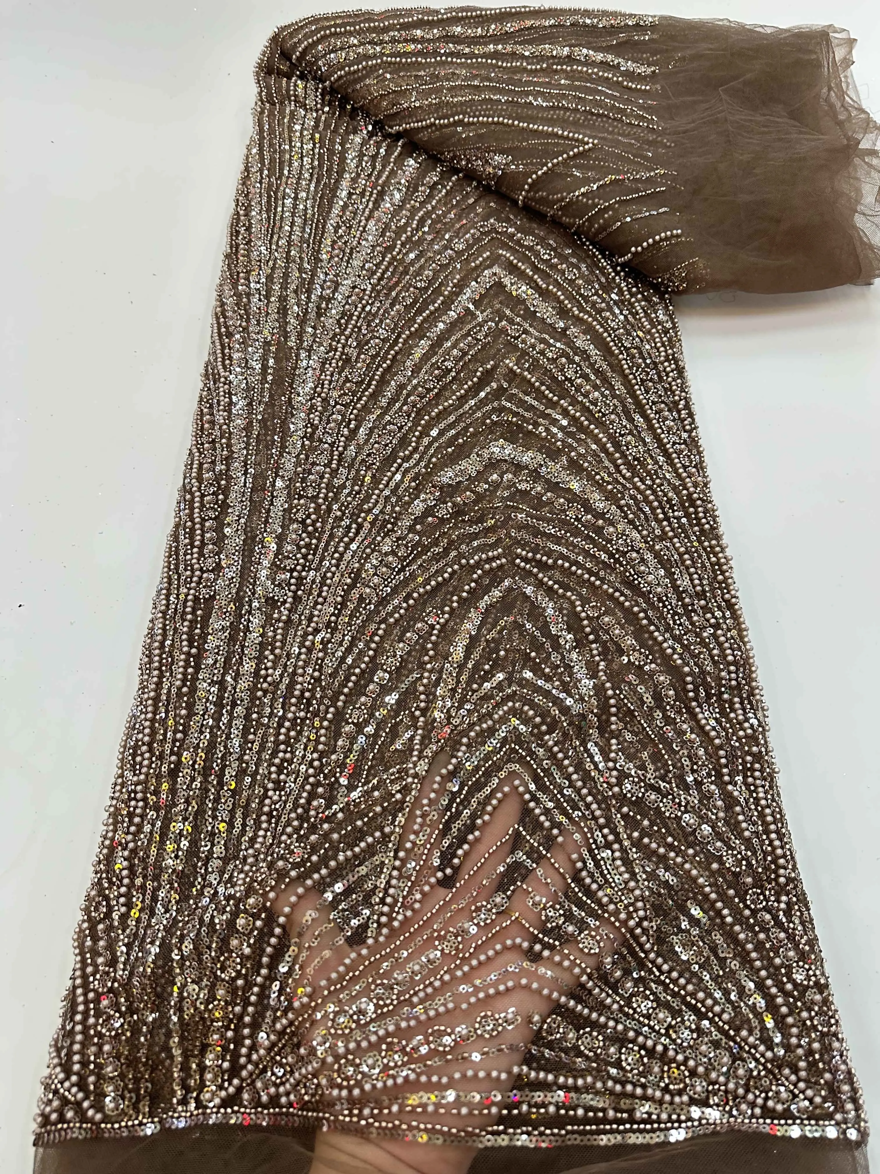African Sequins Lace Fabric 2023 Latest French Nigerian Embroidery Mesh Lace Fabric For Wedding Party Dress Sewing
African Sequins Lace Fabric 2023 Latest French Nigerian Embroidery Mesh Lace Fabric For Wedding Party Dress Sewing