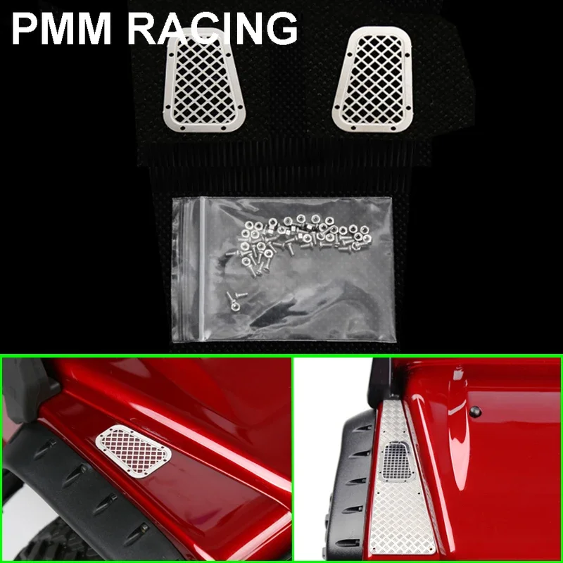 Metal Air intake grille Cover Hood decorative sheet For 1/10 RC Crawler Car Traxxas TRX4 Defender car Accessories Upgrade parts
Metal Air intake grille Cover Hood decorative sheet For 1/10 RC Crawler Car Traxxas TRX4 Defender car Accessories Upgrade parts