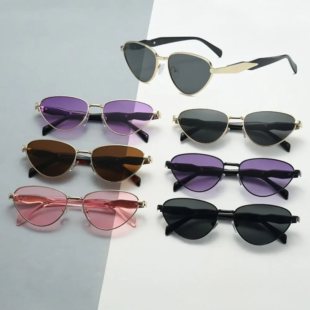Designer New Triangle Sun Glasses Alloy UV400 Cat Eye Sunglasses Luxury Travel Spicy Girls Shades Glasses Summer
Designer New Triangle Sun Glasses Alloy UV400 Cat Eye Sunglasses Luxury Travel Spicy Girls Shades Glasses Summer