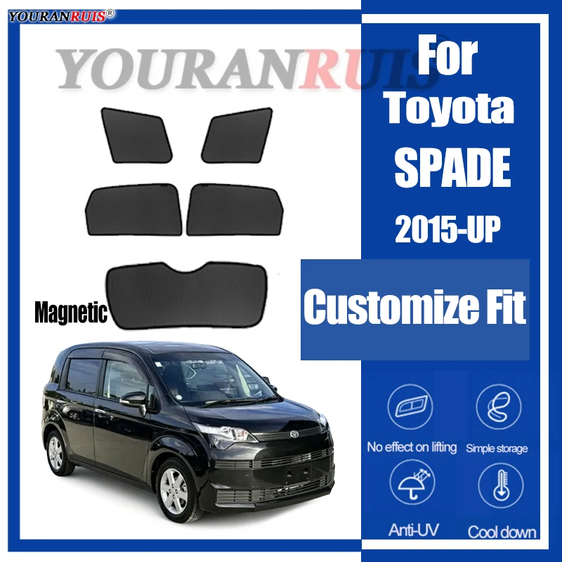 CUSTOM FIT For Toyota SPADE 2015-UP Magnetic Car Windows Front Windshield Sunshade Visor Car Sun Protection Curtains outside
CUSTOM FIT For Toyota SPADE 2015-UP Magnetic Car Windows Front Windshield Sunshade Visor Car Sun Protection Curtains outside