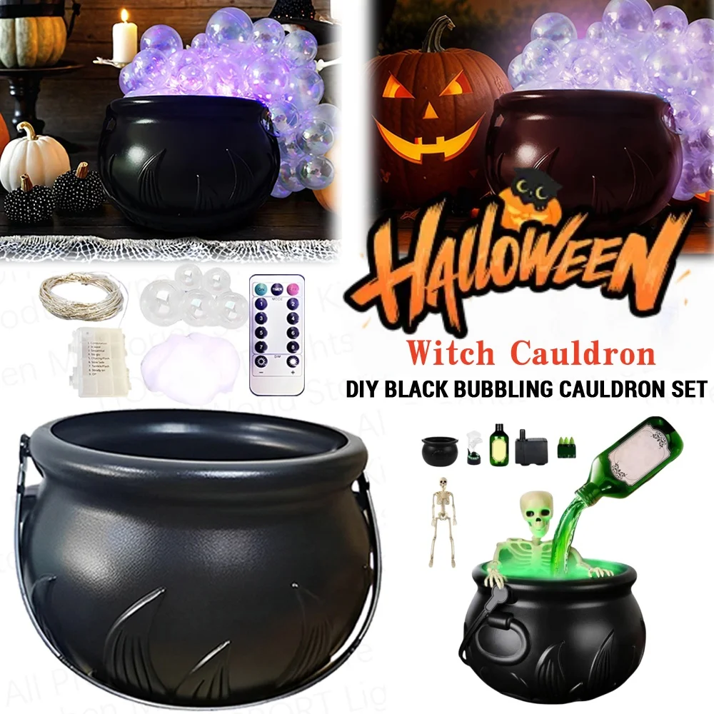 Witches Cauldron Halloween Witch Cauldron Diffuser Halloween Decor Bubbling Pot Haunted House Props Spooky Holiday Supplies Part
Witches Cauldron Halloween Witch Cauldron Diffuser Halloween Decor Bubbling Pot Haunted House Props Spooky Holiday Supplies Part