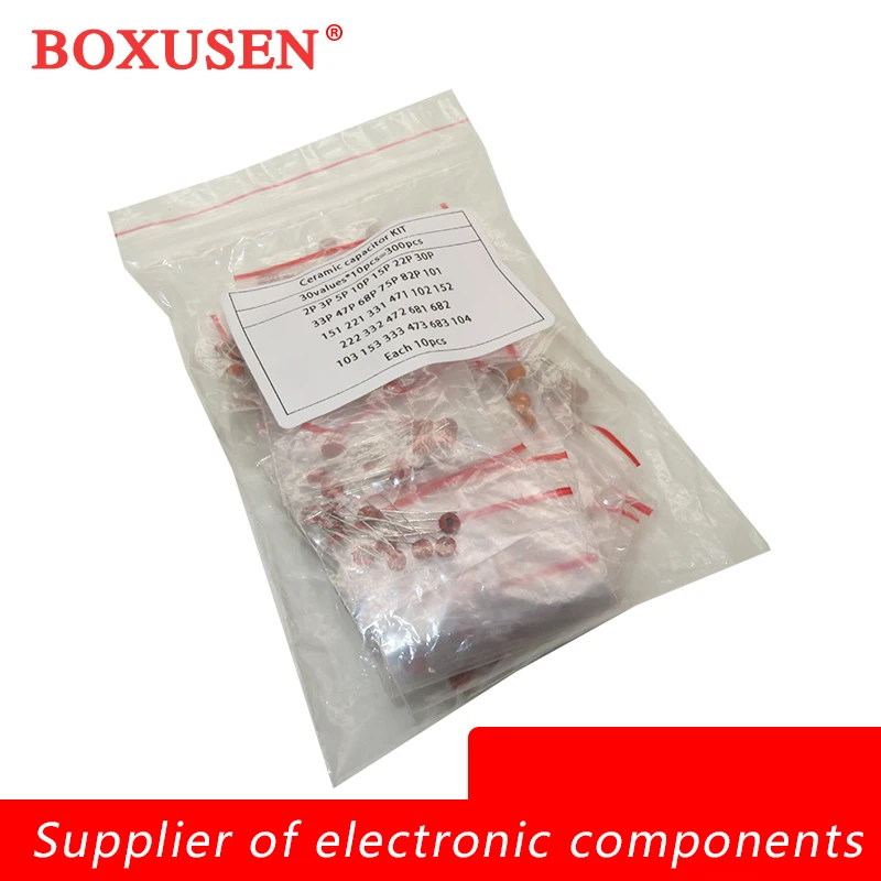 300pcs/lot Ceramic capacitor set pack 2PF-0.1UF 30 values*10pcs Electronic Components Package capacitor Assorted Kit samples Diy
300pcs/lot Ceramic capacitor set pack 2PF-0.1UF 30 values*10pcs Electronic Components Package capacitor Assorted Kit samples Diy