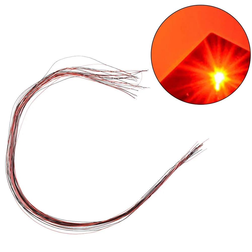 15pcs For Pre Wired Red #0402 For SMD Led Lighting Kits For Pre-soldered LEDs Lamps Toys Model Railroads Trains DIT Accessories
15pcs For Pre Wired Red #0402 For SMD Led Lighting Kits For Pre-soldered LEDs Lamps Toys Model Railroads Trains DIT Accessories