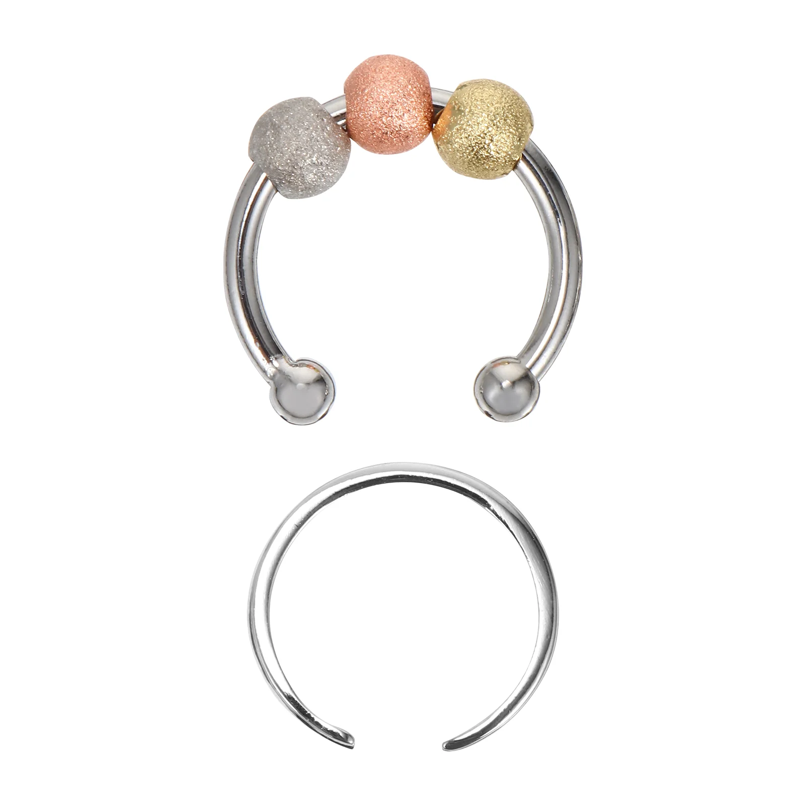2 Pcs Rings Anxiety Relief Women Jewelries Adjustable Swivel 18x04cm Fidget Ease Miss
2 Pcs Rings Anxiety Relief Women Jewelries Adjustable Swivel 18x04cm Fidget Ease Miss