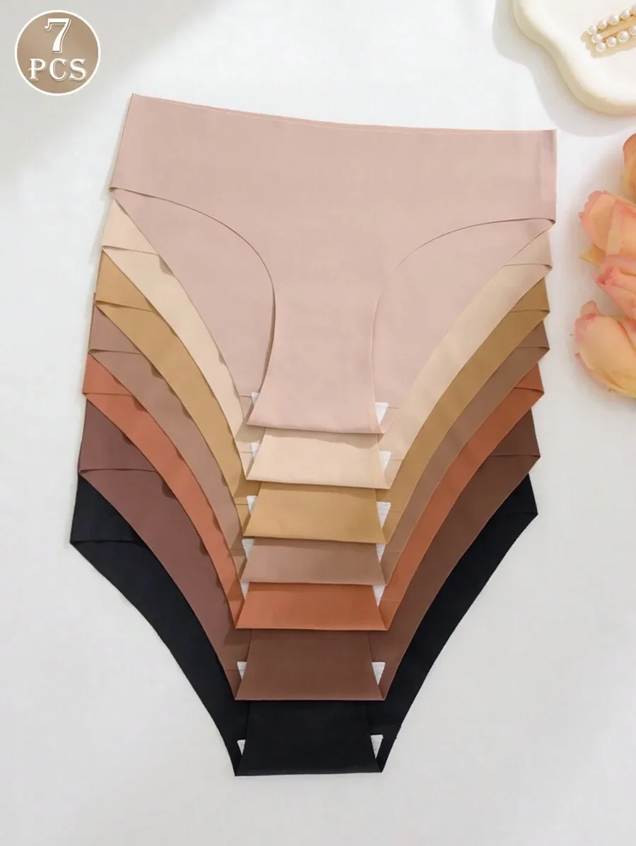 7 Pairs Women Seamless Comfortable Breathable Triangle Panties
7 Pairs Women Seamless Comfortable Breathable Triangle Panties