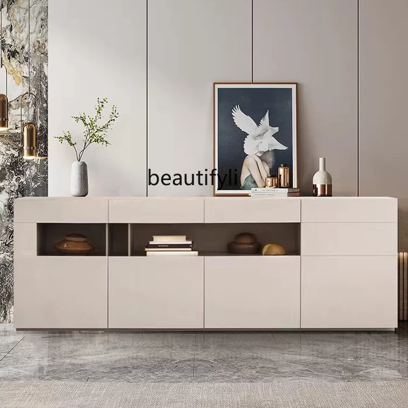 Modern light luxury solid wood dining side cabinet, living room tea multi-functional storage, Italian paint cupboard
Modern light luxury solid wood dining side cabinet, living room tea multi-functional storage, Italian paint cupboard