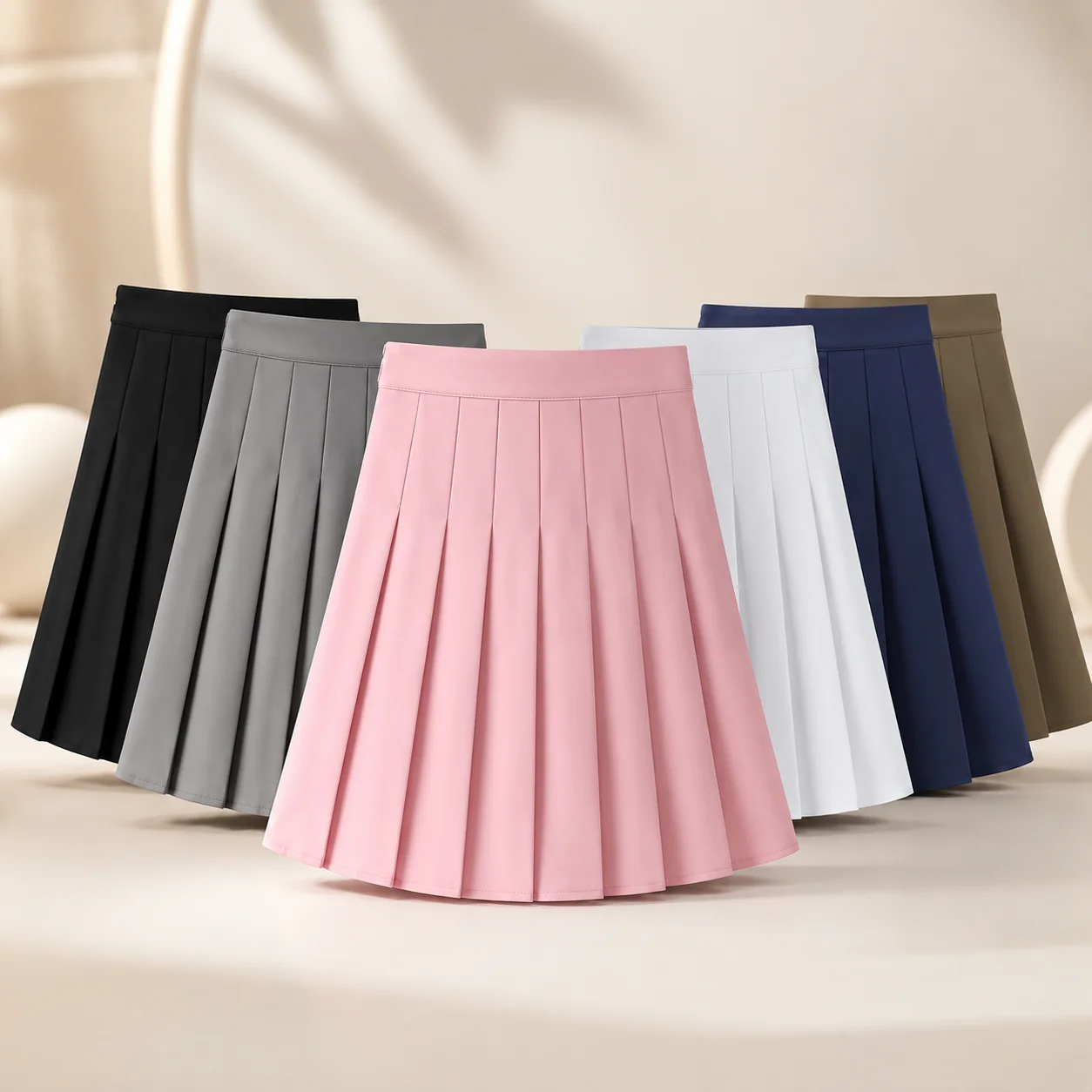 Women Summer Pleated Mini Skirt High Waist Y2K A Line Skater Skirt Preppy JK Uniform Solid Color Daily Casual Tennis Outfit Cute
Women Summer Pleated Mini Skirt High Waist Y2K A Line Skater Skirt Preppy JK Uniform Solid Color Daily Casual Tennis Outfit Cute