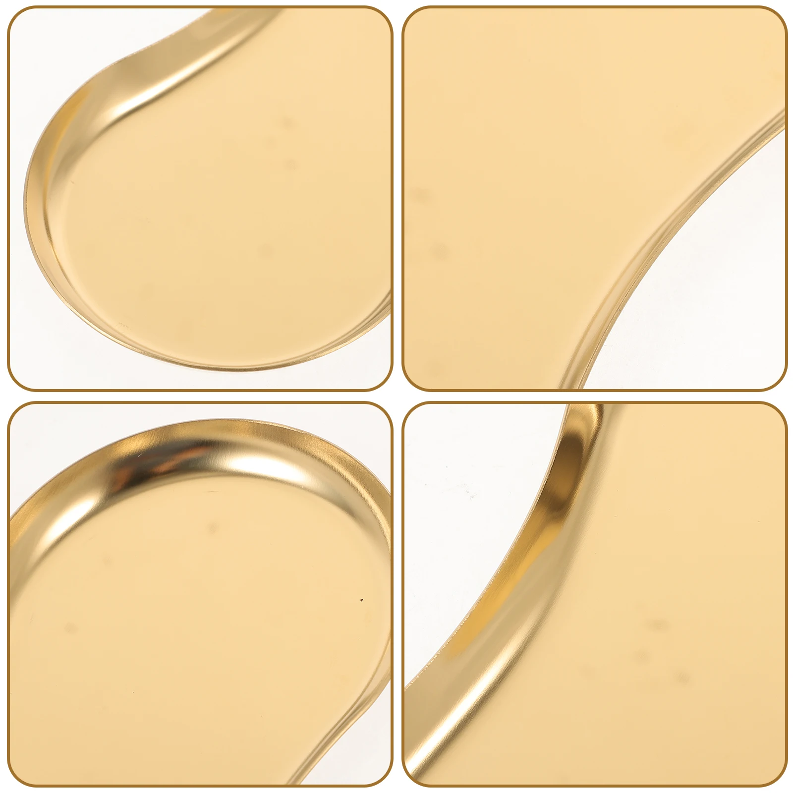 2 Pcs Storage Tray Easy Clean Jewelry Creative Trays Stainless Steel Bathroom Vanity Decoration Spacious
2 Pcs Storage Tray Easy Clean Jewelry Creative Trays Stainless Steel Bathroom Vanity Decoration Spacious
