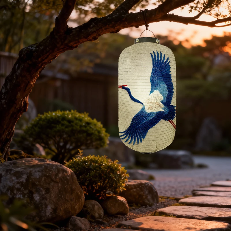Oriental Style Cloth Lanterns Lucky Mascot Crane Craft Printed Lantern Izakaya Restaurant Yakitori Sign Home Decor Ornaments
Oriental Style Cloth Lanterns Lucky Mascot Crane Craft Printed Lantern Izakaya Restaurant Yakitori Sign Home Decor Ornaments