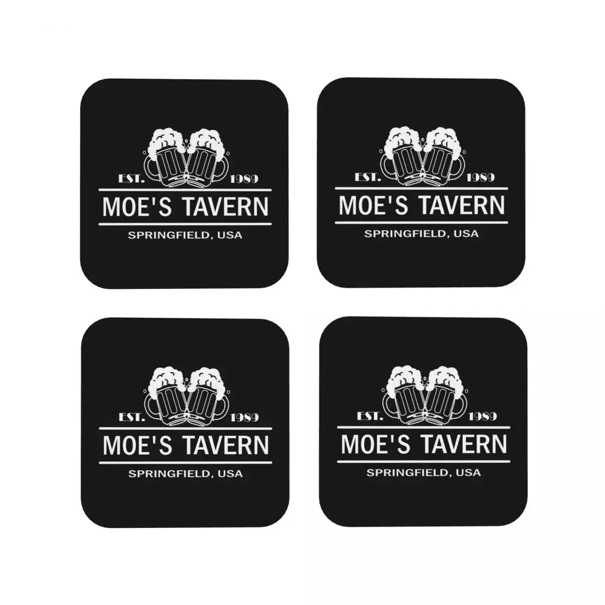 Симпсоны Moe's Tavern, графические подставки профессионального качества, кухонные салфетки, изоляционные кофейные коврики для чашек, домашний набор из 4 шт.
Симпсоны Moe's Tavern, графические подставки профессионального качества, кухонные салфетки, изоляционные кофейные коврики для чашек, домашний набор из 4 шт.