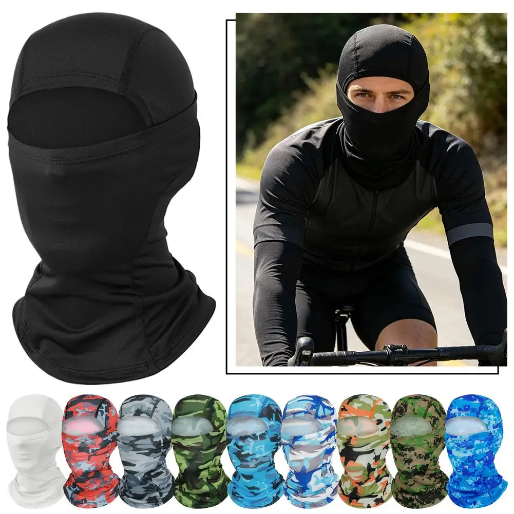 Breathable Balaclava Face Mask Windproof UV Protection Neck Gaiter Quick-drying Full Face Mask for Outdoor Riding Cycling Skiing