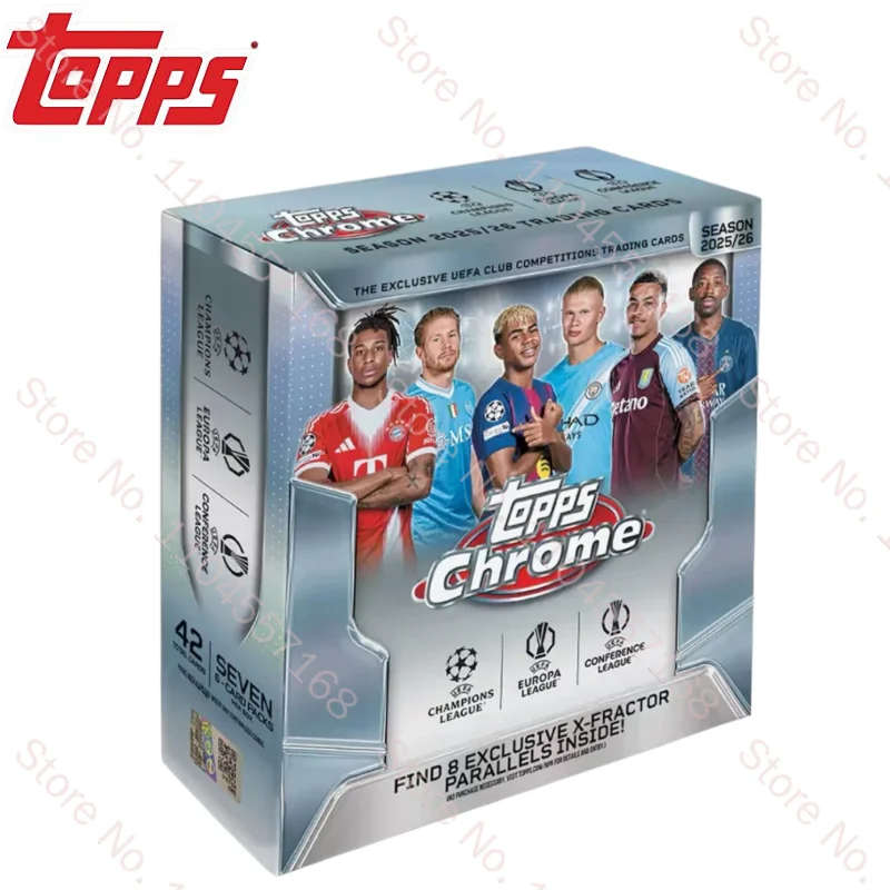 2025-26 Topps Chrome UEFA Club Cards Limited Signature Hanger Box 15 Cards Game Trading Cards Sports Collectibles Hobby Fan Gift
2025-26 Topps Chrome UEFA Club Cards Limited Signature Hanger Box 15 Cards Game Trading Cards Sports Collectibles Hobby Fan Gift