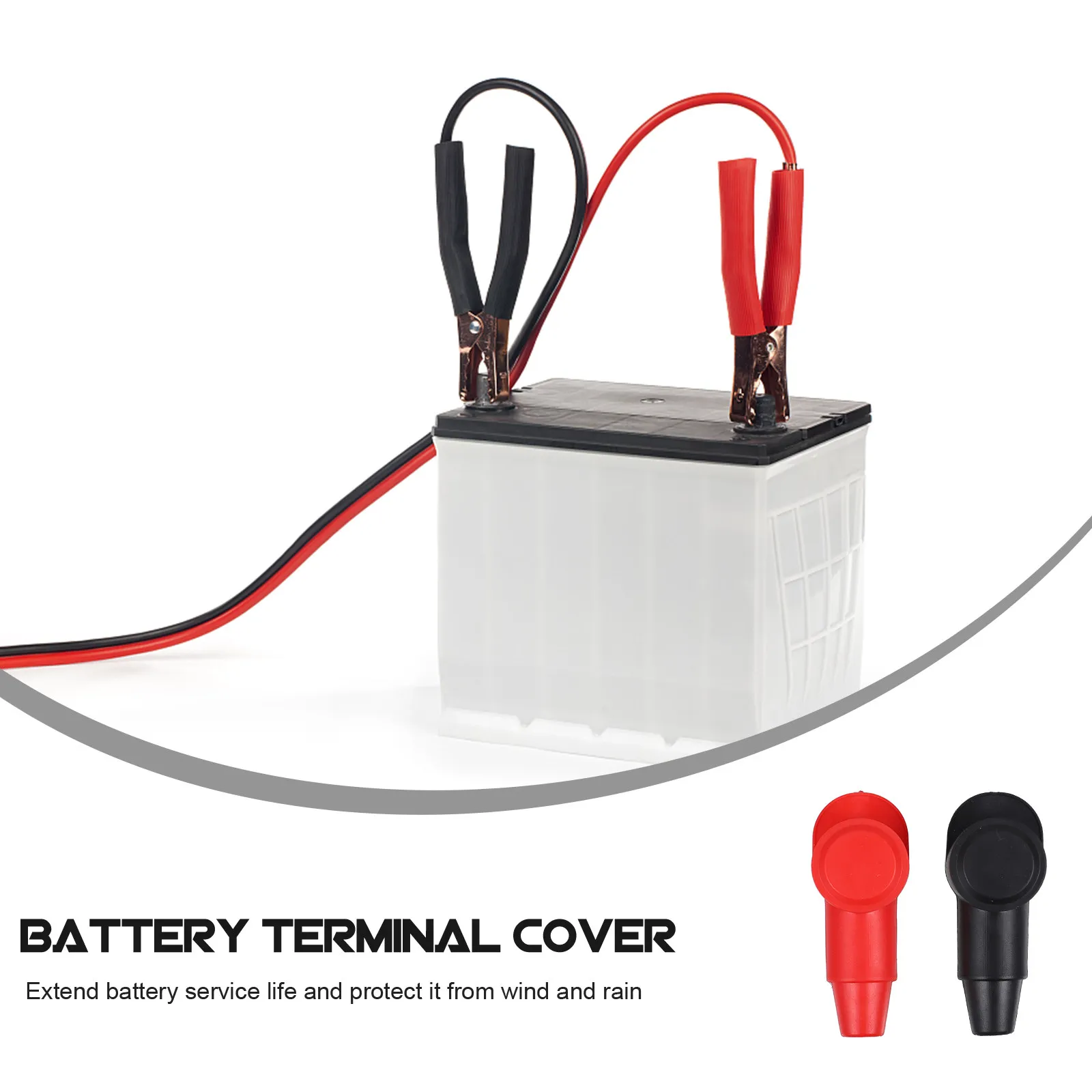 4Pcs Battery Terminal Protector Soft Flame-Retardant Flexible Covers Positive Negative Cable Sheaths for Rv Auto Marine Boat
4Pcs Battery Terminal Protector Soft Flame-Retardant Flexible Covers Positive Negative Cable Sheaths for Rv Auto Marine Boat