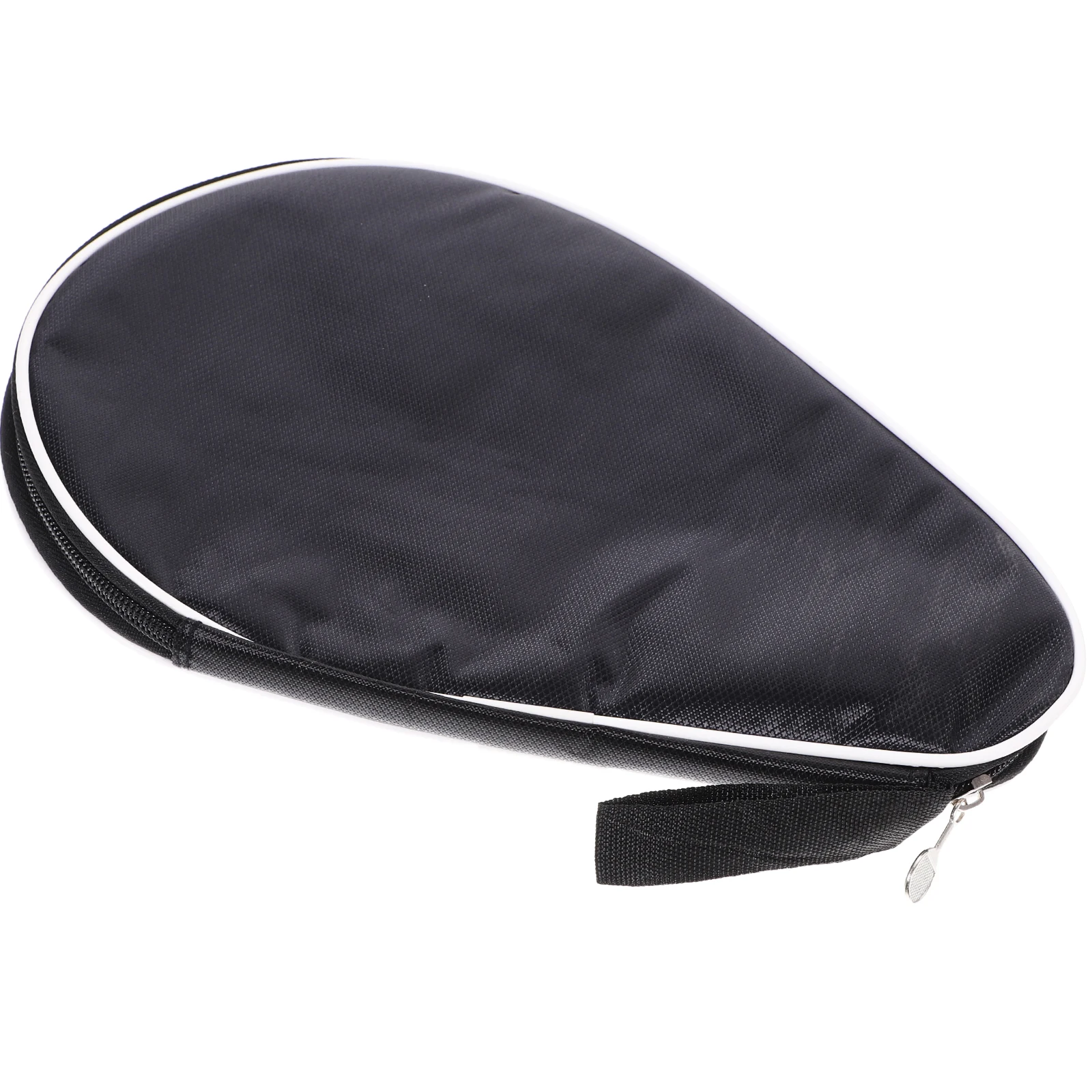 Table Tennis Racket Bag Black Half Circle Reusable Case for Bats Protective Organizer Storage Bag with Elastic Band Zipper
Table Tennis Racket Bag Black Half Circle Reusable Case for Bats Protective Organizer Storage Bag with Elastic Band Zipper