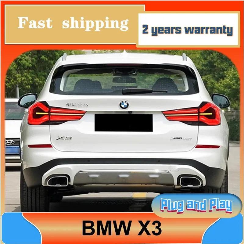 Car Styling for BMW X3 Tail Lights 2018-2021 F97 Taillight G01 G08 IX3 Rear DRL Turn Signal Fog Brake Reversing
Car Styling for BMW X3 Tail Lights 2018-2021 F97 Taillight G01 G08 IX3 Rear DRL Turn Signal Fog Brake Reversing