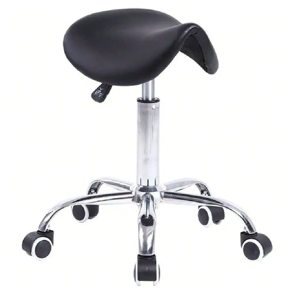 Saddle Stool PU Leather Swivel Adjustable Rolling Stool With Wheels Salon Chair Black,40062014
Saddle Stool PU Leather Swivel Adjustable Rolling Stool With Wheels Salon Chair Black,40062014
