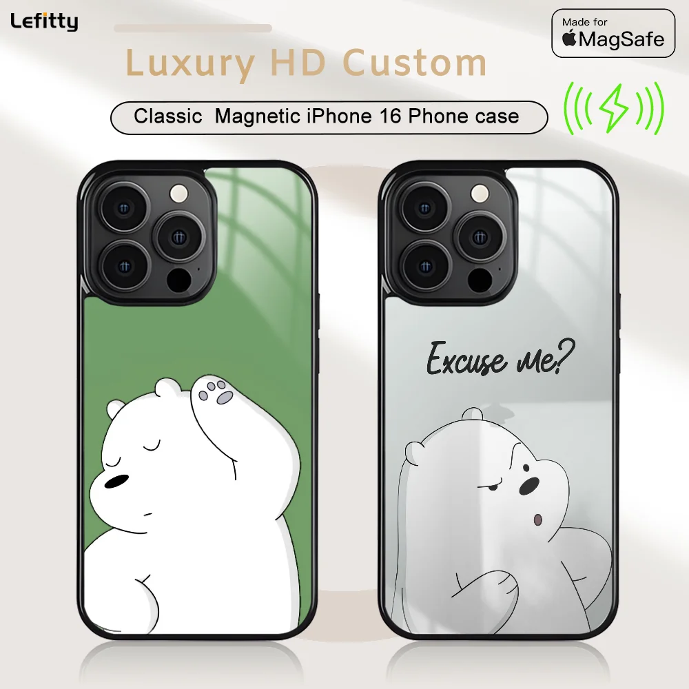 Lovely W-We B-Bare B-Bears Phone Case For iPhone 16 15 14 13 12 11 Pro Max Plus Mini Magnetic Magsafe Wireless Charging Cover
Lovely W-We B-Bare B-Bears Phone Case For iPhone 16 15 14 13 12 11 Pro Max Plus Mini Magnetic Magsafe Wireless Charging Cover
