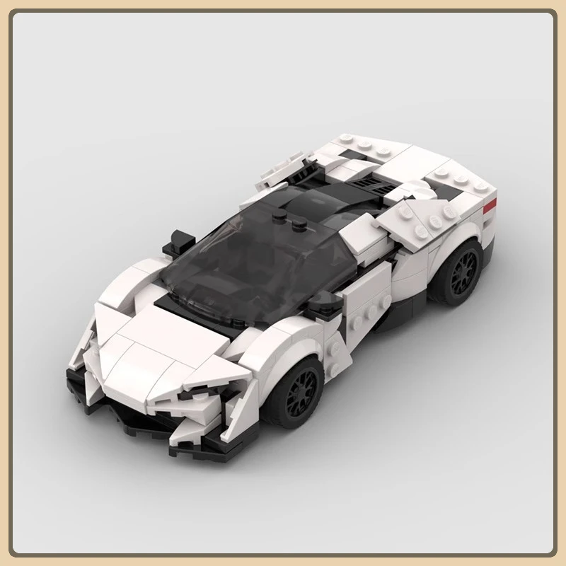 MOC-60945 Строительные блоки, автомобили, классический спортивный автомобиль, гоночная модель, креативный подарок, набор строительных блоков-головоломки, серия Speed
MOC-60945 Строительные блоки, автомобили, классический спортивный автомобиль, гоночная модель, креативный подарок, набор строительных блоков-головоломки, серия Speed