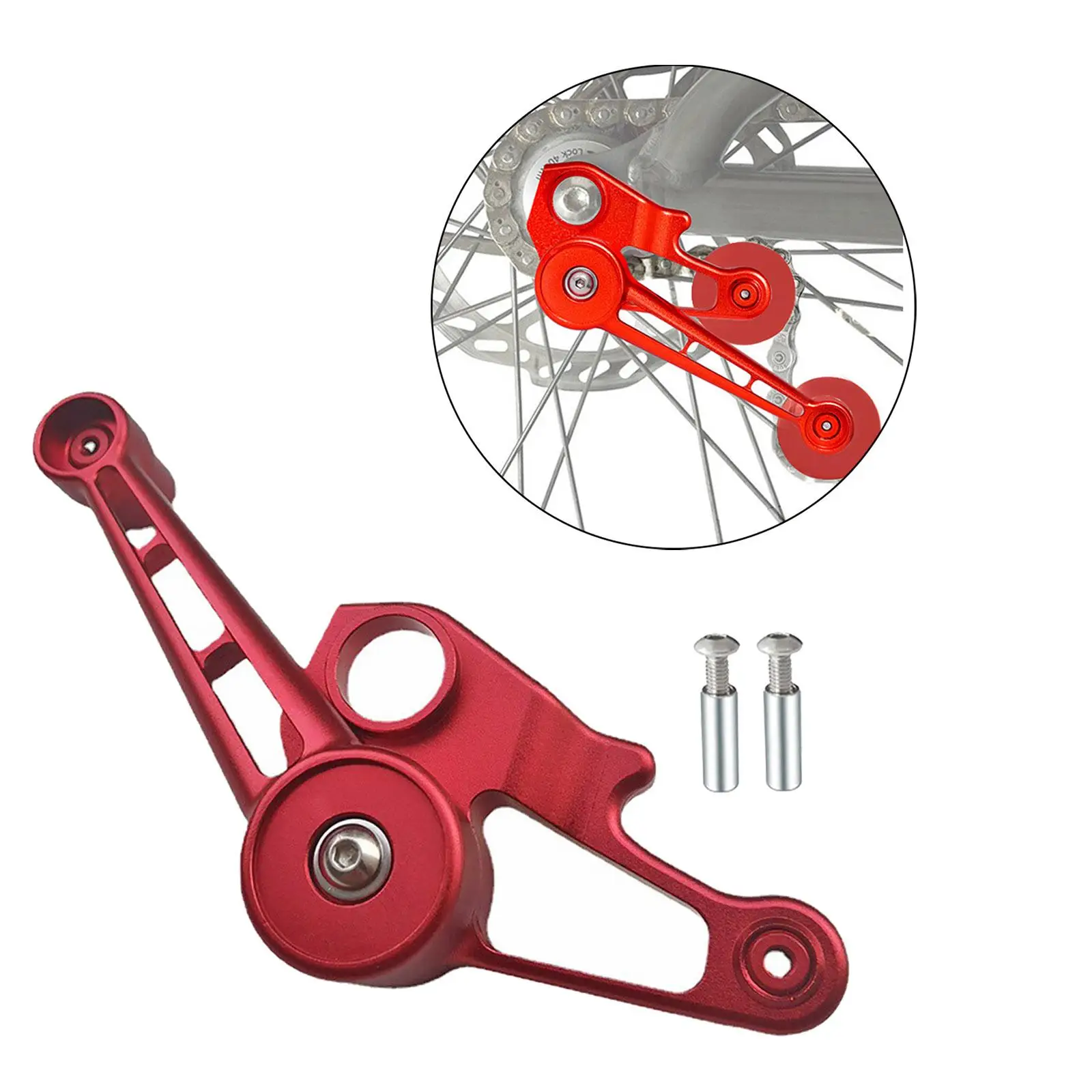 Bike Chain Tensioner Aluminum Alloy Easy Installation Accessories Gear Bicycle Chain Tensioner for Outdoor Riding Sports Biking
Bike Chain Tensioner Aluminum Alloy Easy Installation Accessories Gear Bicycle Chain Tensioner for Outdoor Riding Sports Biking