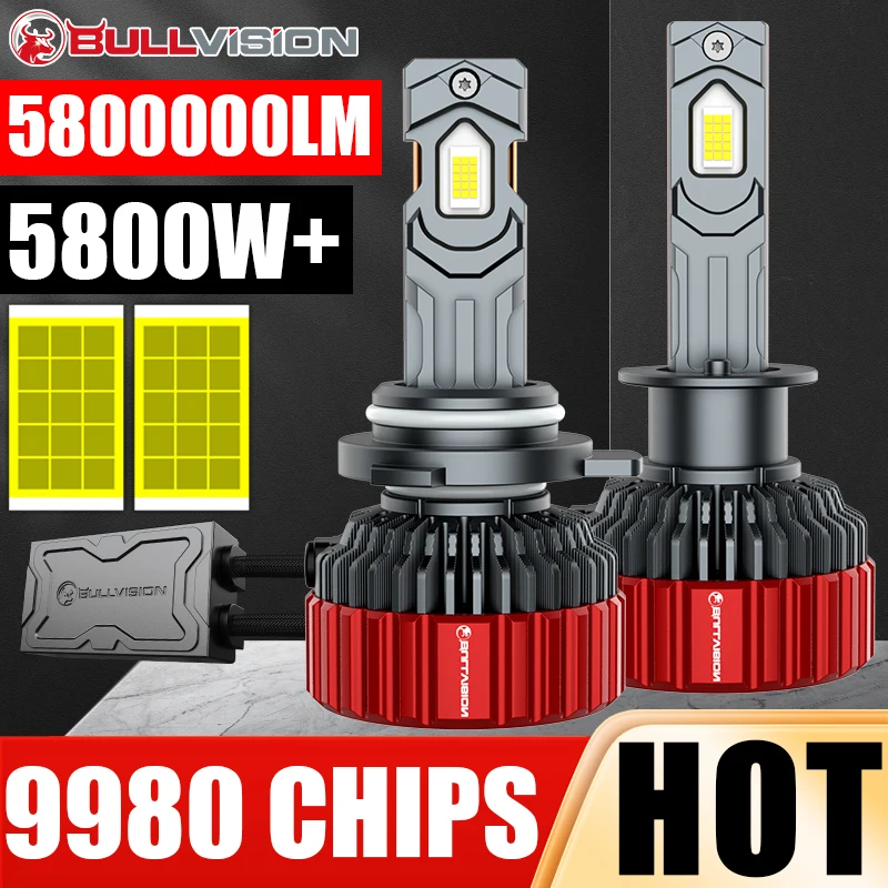 5200W 5200000LM H7 H4 H1 H8 H9 H11 9005 HB3 9006 HB4 9012 HIR2 LED Car Headlight Bulbs CANBUS G5 Fog Lights 6000K White Lamp 12V
5200W 5200000LM H7 H4 H1 H8 H9 H11 9005 HB3 9006 HB4 9012 HIR2 LED Car Headlight Bulbs CANBUS G5 Fog Lights 6000K White Lamp 12V