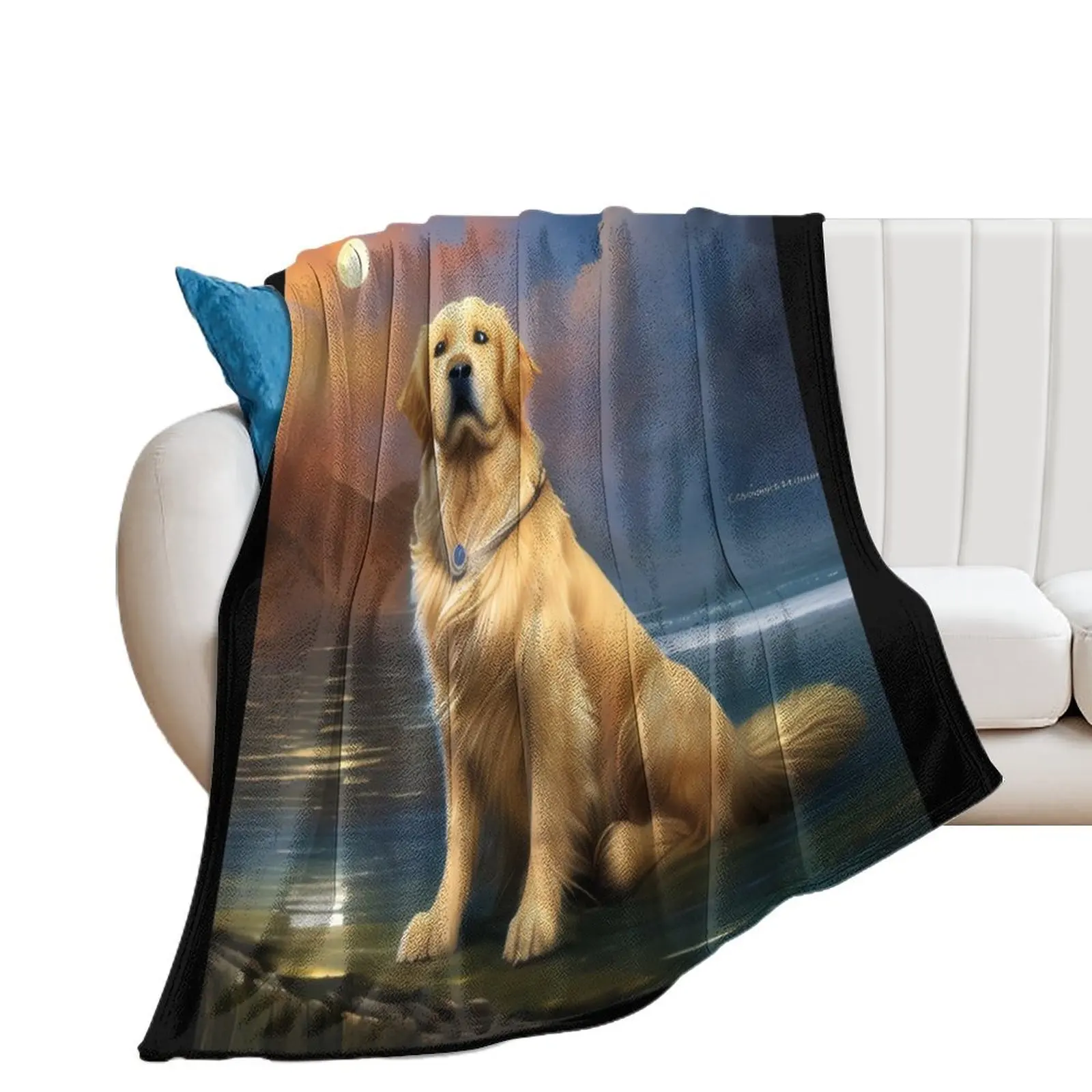 Cute Golden Retriever Throw Blanket Bed linens Stuffeds Bed Fashionable Flannel Fabric Blankets
Cute Golden Retriever Throw Blanket Bed linens Stuffeds Bed Fashionable Flannel Fabric Blankets