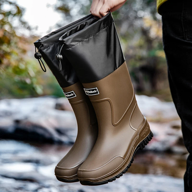 Medium Tube Men‘s Rain Boots Anti-Slip Waterproof Thickened Construction Site Seafood Wear-Resistant Work Shoes Large Size 36-47
Medium Tube Men‘s Rain Boots Anti-Slip Waterproof Thickened Construction Site Seafood Wear-Resistant Work Shoes Large Size 36-47