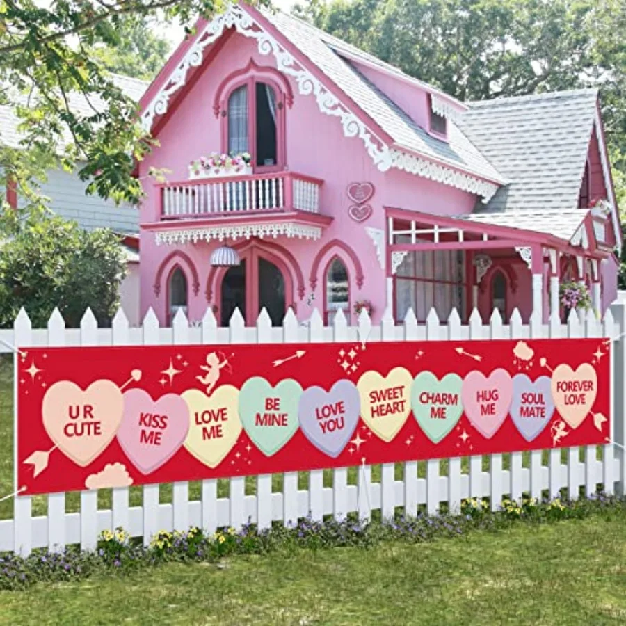 Valentines Day Banner 20" x 20" Decorations Holiday Yard Sign Party Supplies Love Cupid Romantic Funny Images Photo Backdrop Po
Valentines Day Banner 20" x 20" Decorations Holiday Yard Sign Party Supplies Love Cupid Romantic Funny Images Photo Backdrop Po
