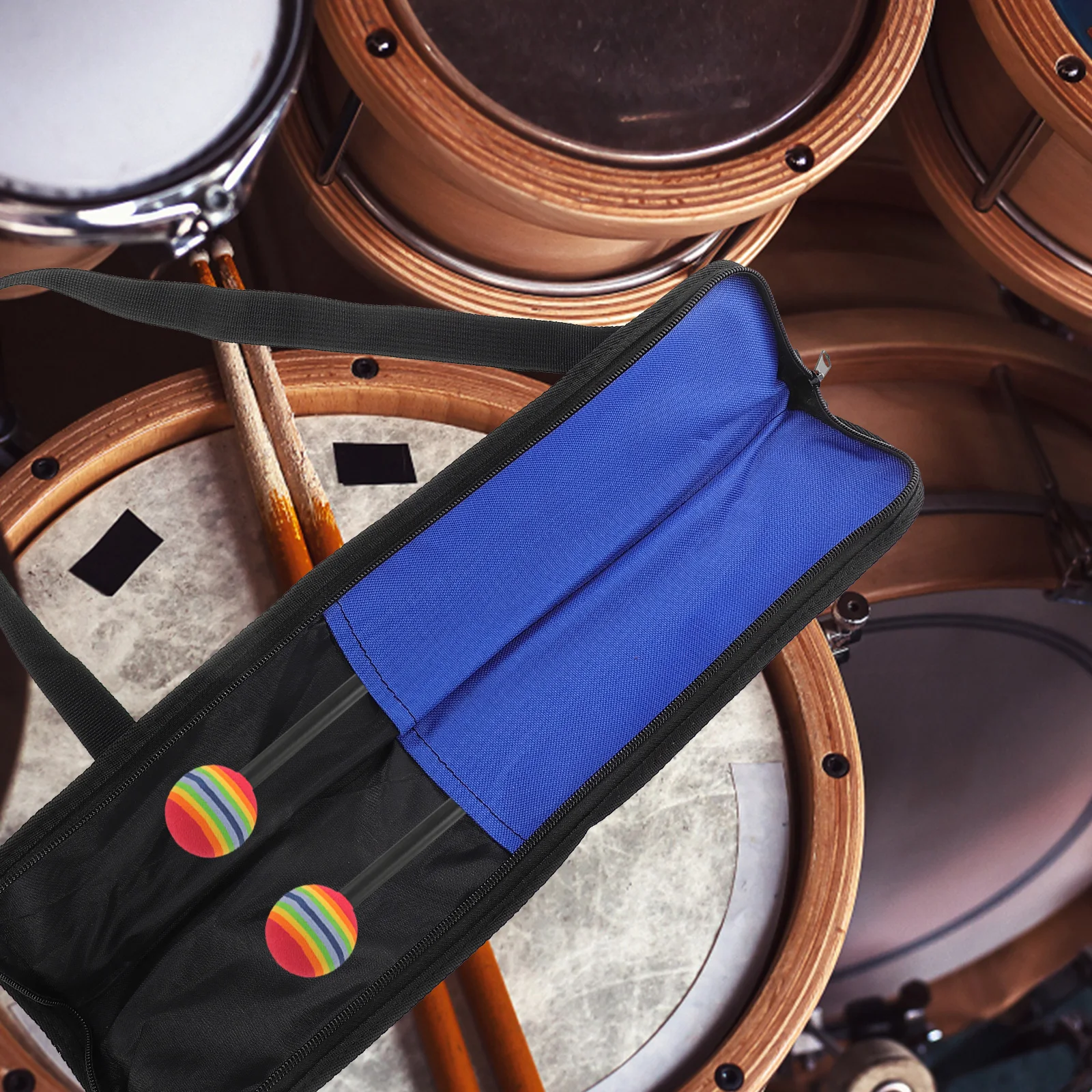 Stick Bag Blue Portable Percussion Bag Oxford Cloth Hanging Case Durable Spacious Storage Portable Percussion Accessories
Stick Bag Blue Portable Percussion Bag Oxford Cloth Hanging Case Durable Spacious Storage Portable Percussion Accessories